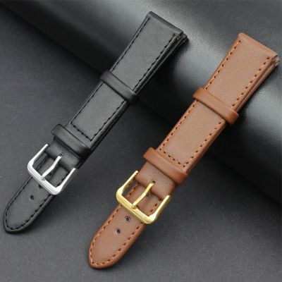 【CC】 Men Women leather strap watch band 12mm 14mm 16mm 18mm 20mm 22mm 24mm Relogio Masculino Accessories