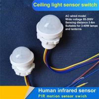 【YD】 Human Sensor Adjustable Night PIR Infrared Induction Detector 2023