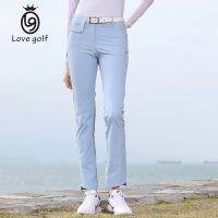 Golf Lg Golf กางเกงกีฬา ขายาว เอวสูง ทรงสลิม ยืดหยุ่น แฟชั่นฤดูร้อน สําหรับสตรี LG2128 KND8 8EXG