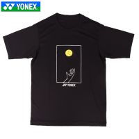 ❦ YONEX Mens and Womens Badminton Jersey Sports Short Sleeve T-shirt Fast Dry Breathable Sport Top