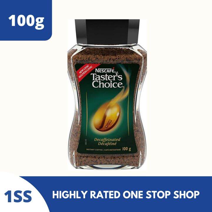 NESCAFÉ Taster's Choice Decaf, Instant Coffee 100g Lazada PH