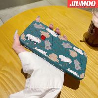 JIUMOO เคสปลอกสำหรับ Samsung M01s A10s ลายการ์ตูนดีไซน์ใหม่กระต่ายเนื้อนิ่มเคสมือถือนิ่มบางลายเคสขอบสี่เหลี่ยมเคสซิลิโคนนิ่มเคสป้องกันการกระแทก