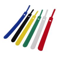 50Pcs Cable Ties Reusable Colored Plastic Nylon Releasable Wire Cables Organizer Hook Loop Wrap Zip Bundle Cable Tie 12X150mm Cable Management