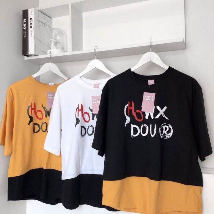 เสื้อoversize-ลายshowxndou