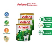 Tặng 1 Bộ Thau Rổ- Bộ 2 Lon sữa bột Anlene Gold 3X Vanilla Lon 800g