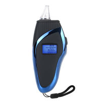 【 Cw】leepee เครื่องทดสอบแอลกอฮอล์ดิจิตอลเครื่องตรวจจับ LCD เครื่องวิเคราะห์ Breathalyzer แบบใช้มือถือพร้อม Lanyard Breath Tester