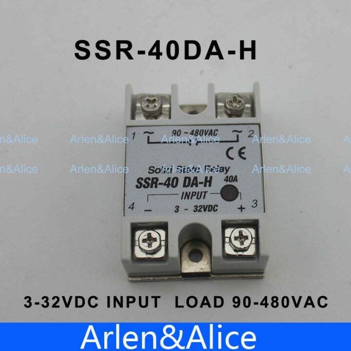 40da Jenis Voltan Tinggi Ssr Input 332V Dc Beban 90480V Ac Fasa