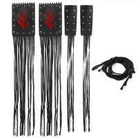 1set Universal Motorcycle Synthetic Leather Handlebar Tassel Fringe Grip Cover Lever Tassel Fringes Cover Decoration