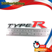 LOGO TYPE R โลโก้ TYPE R งานโลหะ ตัวแพง 1 ชิ้น.ทั่วไป.มีบริการเก็บเงินปลายทาง