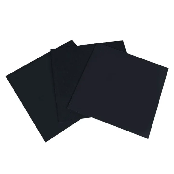 Black PVC Board Hard Plastic Sheet Thin Plate Thickness 0.4/0.5/1mm