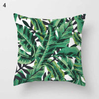 Sofa Car Pillowcase Home Decor Tropical Palm Tree Green Cushion Cover Decorative Pillowcase