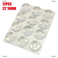 xiamei 12 PCS CLEAR self adhesive stopper ยางกันกระแทกตู้กันชนซิลิโคน