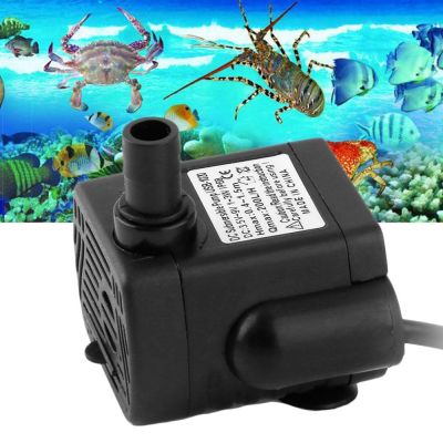 แช่ในน้ำไม่มีแปรง Usb ปั๊มบ่อปลาปั๊มน้ำ Dc 3.5-9V 3W ตู้ปลาขนาดเล็ก Usb ภูมิทัศน์น้ำพุ