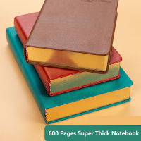 โน้ตบุ๊คเปล่า 600 หน้าสำหรับนักเรียน Drawing Book A6 A5 Sketchbook Super หนามือวาดสีขาวกระดาษ Daily Planner-ttlg4809