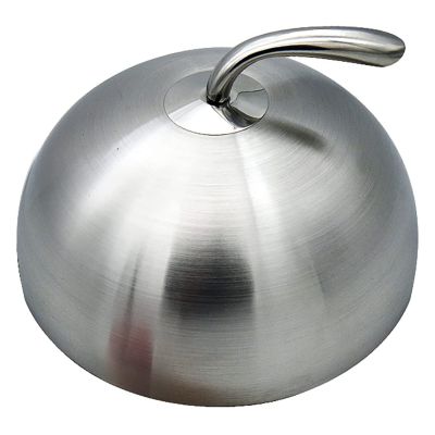 1Pcs 20cm Stainless Steel Steak Cover Teppanyaki Dome Dish Lid Home Round Oil Proof Meal Food Cover Kitchen Cooking