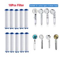 10Pcs Replacement Shower Filter Cartridge shower water filter Remove Chlorine/Fluoride/Hard Water for Most Hand Held Showerhead