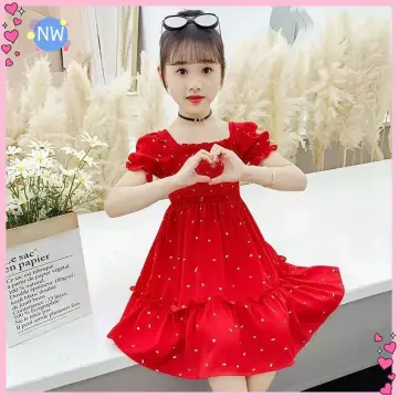 Children's on sale red dresses