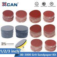 ஐ❧● XCAN Sandpaper Disc Kit 52/102pcs 1 2 3inch Polishing Wheel with Abrasive Polish Pad Plate for Rotary Sander Tool Sanding Paper