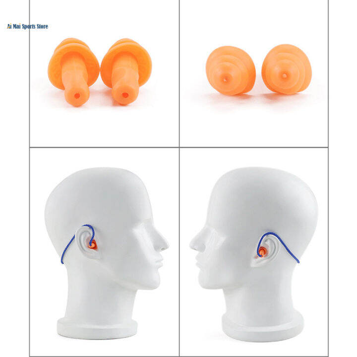 Ai Mai Corded Ear Plugs with String Corded Calmer Silicone Ear Plugs
