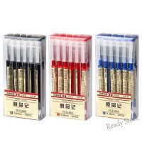 【Ready Stock】 ▪♛ C13 0.35mm/0.5mm Water-based Pen Gel Pen Black/Red/Blue Ink Pen School Office Supply-Gaya