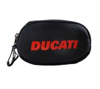 DUCATI Waist Bag กระเป๋าคาดเอวดูคาติ Size 16.5x9x3.5 cm.DCT49 119 สีดำ