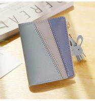 Wallet Female Short Stitching Zipper Wallet Fashion Student Coin Purse Card Holder