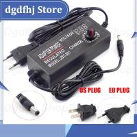 Dgdfhj Shop AC 100-220V to DC 3-12V 5A Adjustable Power Adapter CCTV Camera Power Supply for Led Strip Light Display Screen Charger E1