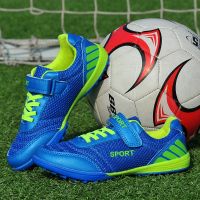 Indoor Turf Soccer Shoes for Kids Mesh Comfort Futsal Child Football Boys Girls Children Football Training Sneakers botas futbol