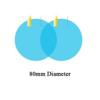 สติกเกอร์กันฝนสำหรับติดฟิล์มป้องกันกระจกมองหลังรถยนต์สติกเกอร์หน้าต่างฟิล์มกระจกมองหลังมองหลังรถกันน้ำเมมเบรนกันฟิล์มแบบมัว