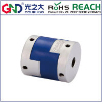 【Free shipping】 GND วัสดุอลูมิเนียม GH D20 L25 Oldham Coupler ชิ้นส่วนส่งกำลังข้อต่อเพลาข้ามสไลด์บล็อกลวดด้านบน Series