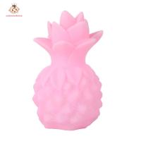 Cartoon LED Night Light Pineapple Vinyl Table Lamp Children Bedroom Decor