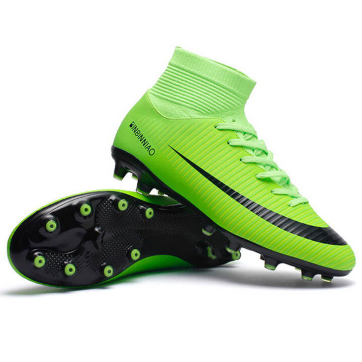 kids-boy-girls-outdoor-soccer-cleats-shoes-tffg-ankle-top-football-boots-soccer-training-sneakers-child-sports-shoes-eu32-38