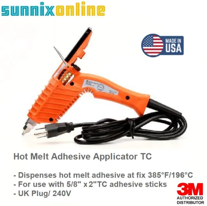 3M ScotchWeld Hot Melt Adhesive Applicator TC, UK plug, 240V Lazada