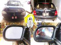 เลนส์กระจกมองข้าง สำหรับ OPEL CORSA 4 ประตู / 5 ประตู , ด้านซ้าย ไม่หลอกตา (โอเปิ้ล คอซ่า)