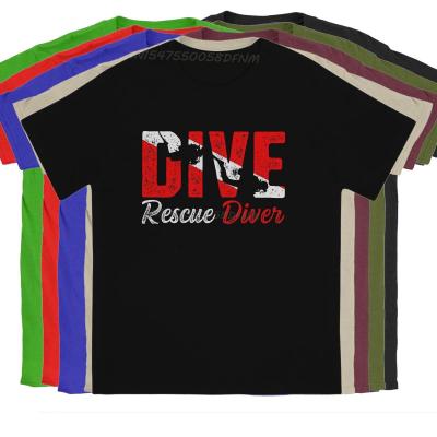 Mens T-Shirts Scuba Diving Divers Gift Cool Pure Cotton Tee Shirt Men T Shirts Diving T-shirts Camisas Tops Classic