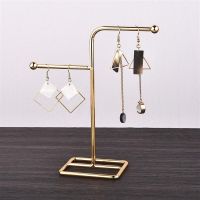 Jewelry Shelf Metal Earring Display Stand Vintage Exquisite for Necklace Handbag Photography Props Jewelry Set Show Jewelry Rack