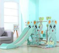 Kids castle สไลเดอร์ชิงช้าพร้อมแป้นบาสเสริมทักษะ