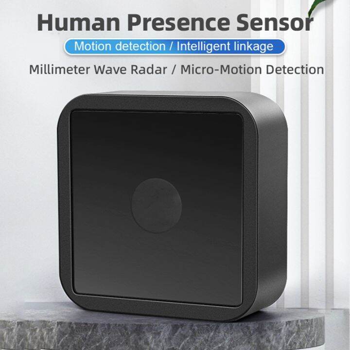 1-pcs-wifi-human-presence-sensor-mmwave-radar-high-precision-sensing-smart-home-human-body-presence-sensor-black-plastic