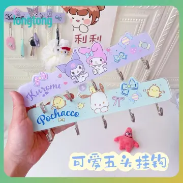 Sanrio Cute Traceless Hook Set No-Drill Acrylic Door Hooks
