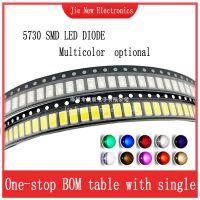 100pcs/lot SMD LED Diodes 5730 Green RED WARM White ICE Blue Yellow Pink Purple-UV Orange NEWElectrical Circuitry Parts