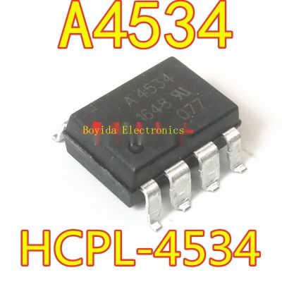 10ชิ้นใหม่เดิม HCPL-4534 SOP-8แพทช์ A4534ความเร็วสูง Optocoupler นำเข้า Optocoupler