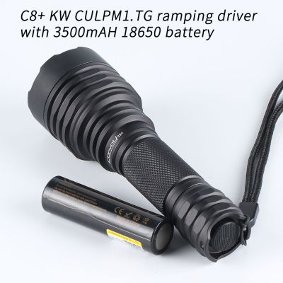 Convoy C8 KW CULPM1.TG ramping driver no temperature control18650 flashlightwith 18650 battery inside