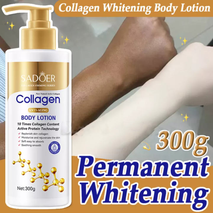 SADOER Collagen Body Lotion Effective Whitening Lotion Moisturizing ...