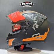 Mũ Bảo Hiểm FullFace GRO ST26, Mũ Bảo Hiểm Chuyên Phượt Racing