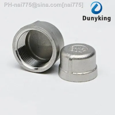 304 stainless steel Inner Silk Tube Cap Pipe Plug Fittings 1/8 quot; 1/4 quot; 1/2 quot; 3/4 quot; 1 quot; Female Thread Tube Nut Hat Connector Adapter