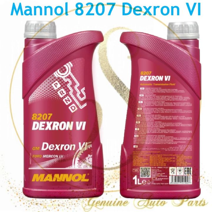 Mannol 1L Automatic Transmission Fluid Dexron VI Ford Mercon LV