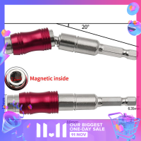 ?【Lowest price】LANG 1/4 "HEX Magnetic Ring ไขควงบิตสว่านมือเจาะบิต EXTENSION Rod Quick change Holder ไดรฟ์คู่มือสกรูเจาะ