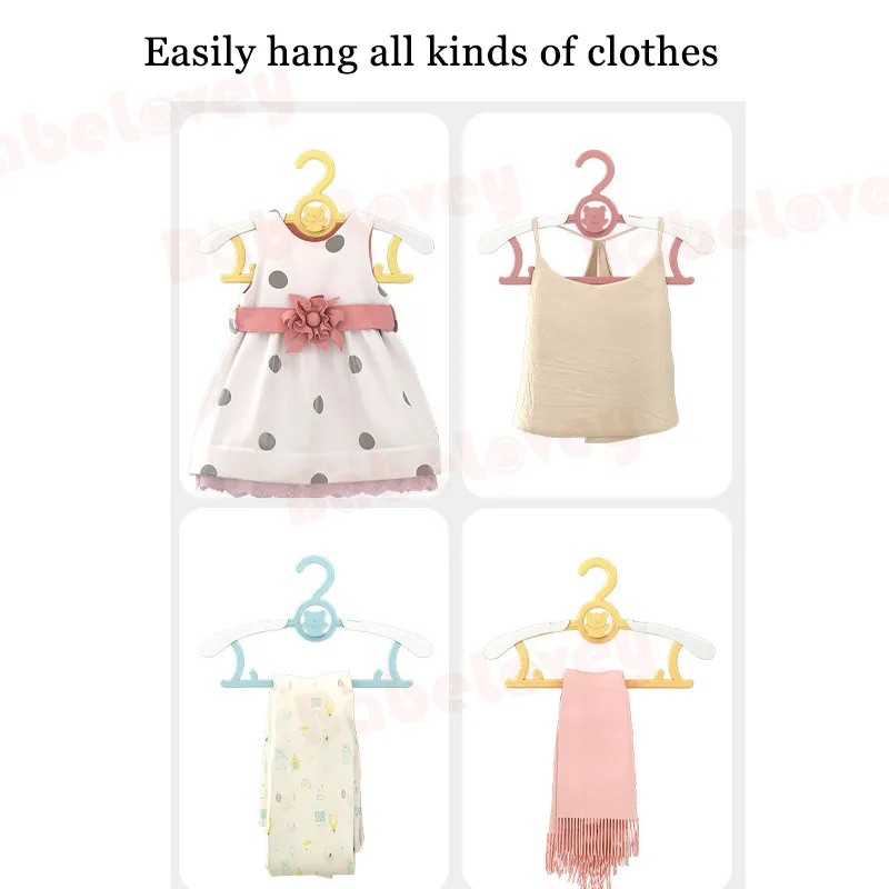 1pc Kids Collapsible Hanger, Cute Small Anti-slip Clothes Hanger For Baby