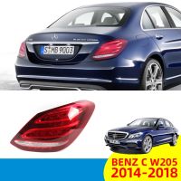 Mercedes Benz C W205 2014-2018 C180L C200L C260L C300L เสื้อ​ไฟท้าย ไฟท้าย​แต่ง ไฟท้ายไฟเบรค​ ไฟเลี้ยว Taillamp Taillight ไฟท้าย​ พร้อมทับทิม ไฟท้ายกันชนหลังสําหรับ​ ทับทิมในฝาท้ายไฟท้าย ไฟเบรก ไฟสัญญาณเตือน