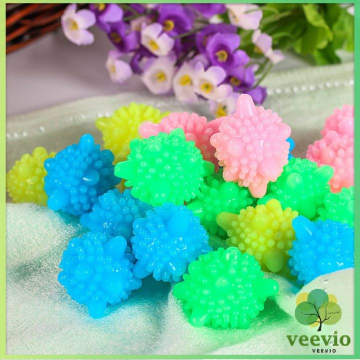 veevio-ลูกบอลซักผ้า-ลูกบอลซักผ้าช่วยไม่ให้ผ้าพัน-ลูกบอลซิลิโคนซักผ้า-1-set-5-ลูก-คละสี-small-washing-balls-1-set-5-pcs-มีสินค้าพร้อมส่ง